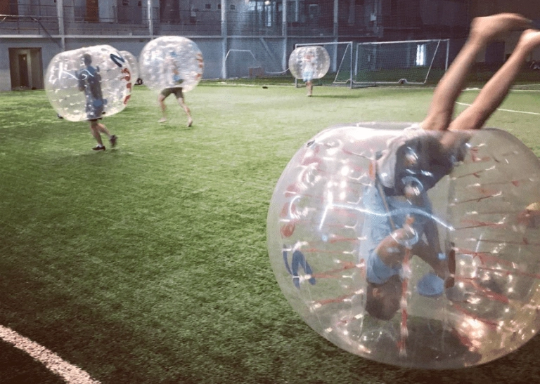 Riga bubble football